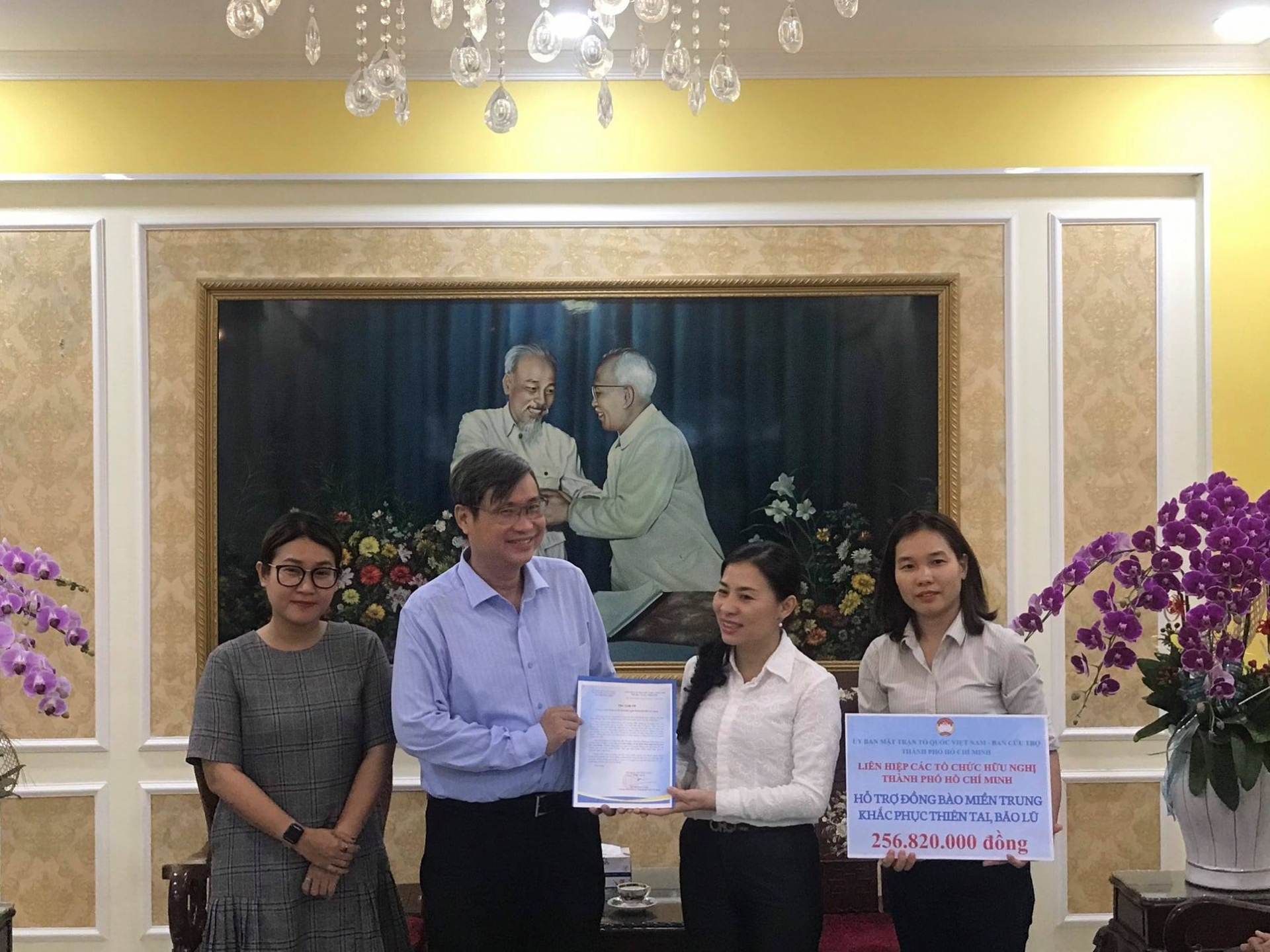 HUFO supports flood affected people in central region of vietnam